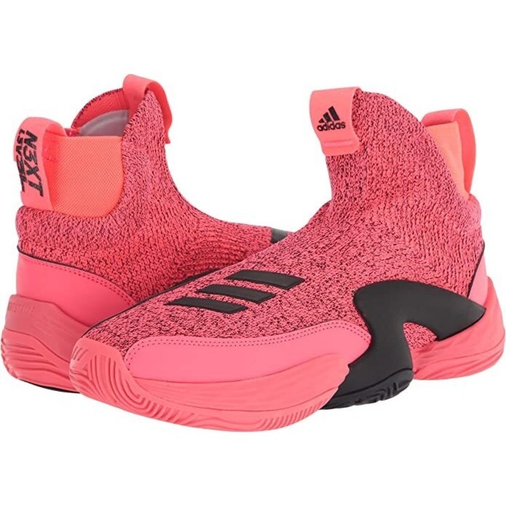 Adidas N3Xt L3V3L 2020 Signal Pink Basketball SHOES NEW NWT Size 17 FW9246